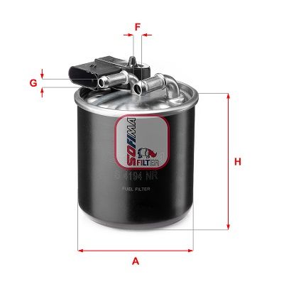 filtru combustibil SOFIMA S 4194 NR
