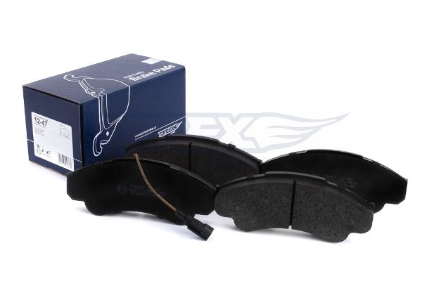 Levně Sada brzdových destiček, kotoučová brzda TOMEX Brakes 12-47