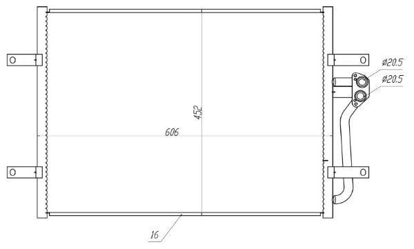 Condensator, climatizare MTR 13054371
