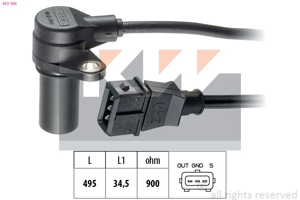 Generator impulsów, wał korbowy KW 453 160