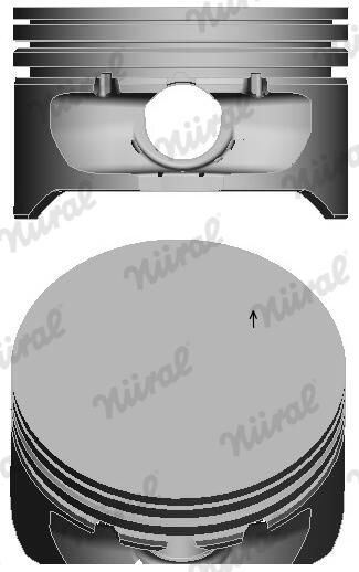 Piston NÜRAL 87-125607-00