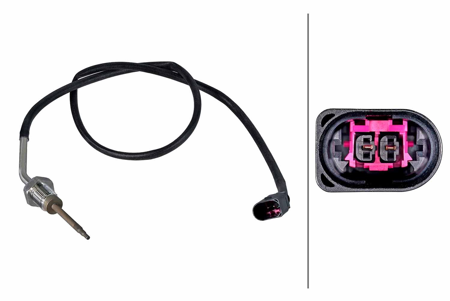 Senzor, temperatura gaze evacuare HELLA 6PT 358 226-601