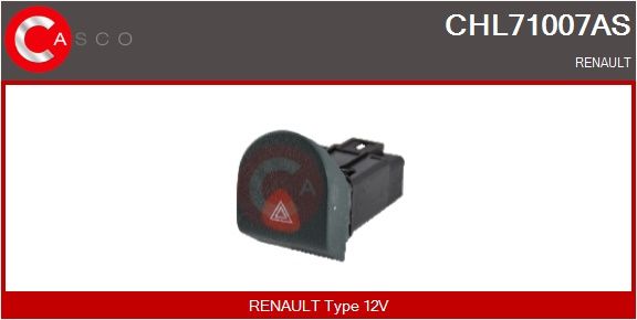 Levně Vypínač výstražných blikačů CASCO CHL71007AS