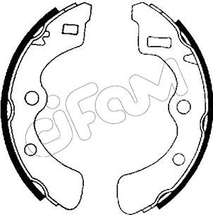 Zestaw szczęk hamulcowych CIFAM 153-152