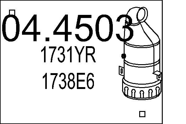 Katalizator MTS 04.4503