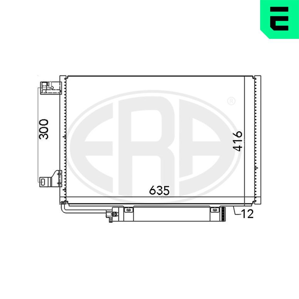 Condensator, climatizare ERA 667006