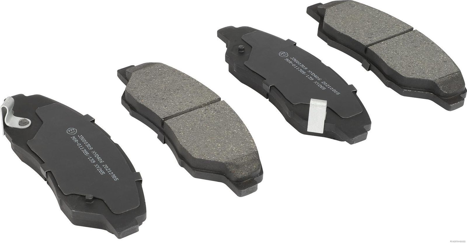 set placute frana,frana disc HERTH+BUSS JAKOPARTS J3600309