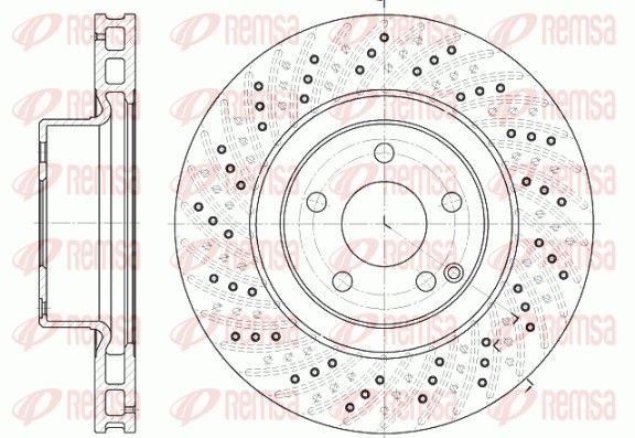 Brzdový kotouč REMSA 6780.10