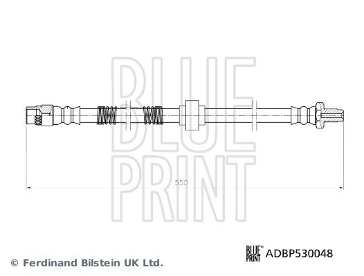 Przewód hamulcowy elastyczny BLUE PRINT ADBP530048