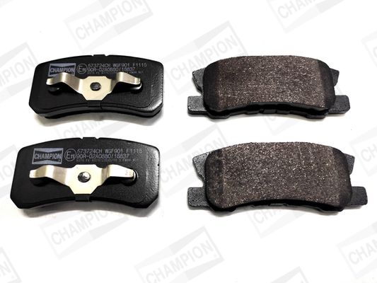 Zestaw klocków hamulcowych, hamulce tarczowe CHAMPION 573724CH