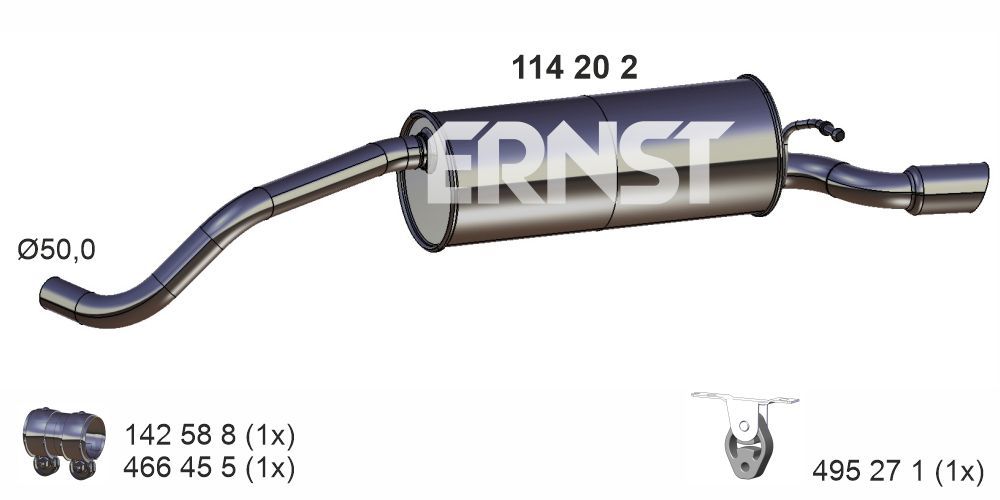 Toba esapament finala ERNST 114202