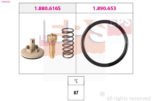 Termostat, chladivo EPS 1.880.616