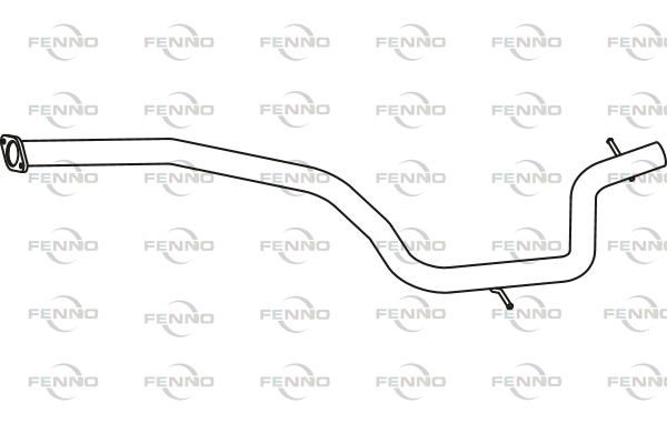 Rura wydechowa FENNO P2394