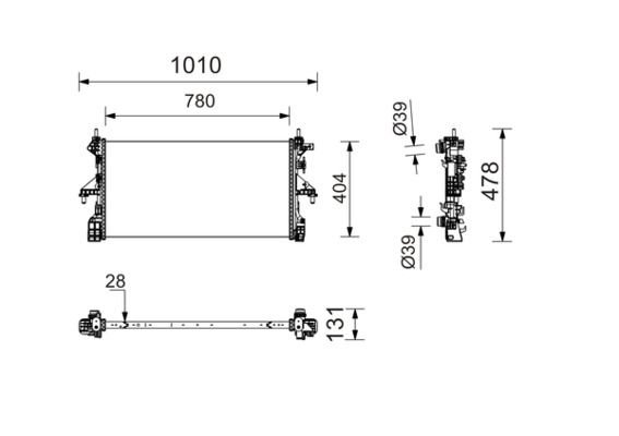 Radiateur, refroidissement du moteur