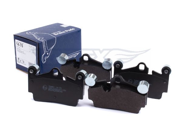 Levně Sada brzdových destiček, kotoučová brzda TOMEX Brakes 14-76