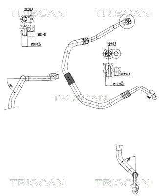 conducta presiune variabila,aer conditionat TRISCAN 9010 29102