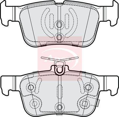 Apec - Rear Brake Pad Set