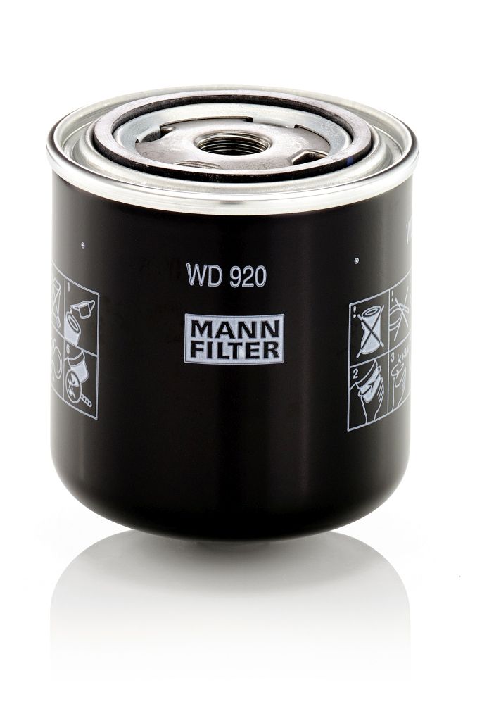 Filtr, pracovní hydraulika MANN-FILTER WD 920