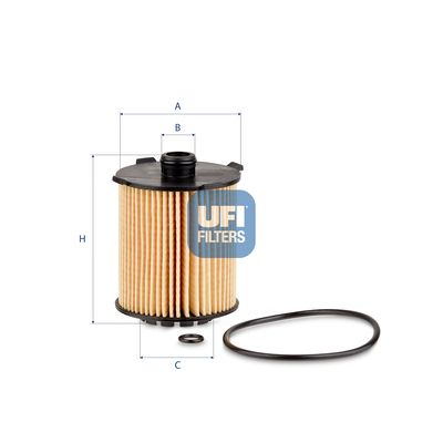 Ufi Filtru Ulei 25.110.00
