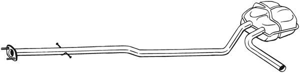 Tłumik środkowy BOSAL 290-093