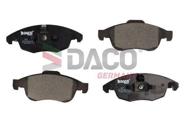 Zestaw klocków hamulcowych, hamulce tarczowe DACO GERMANY 320629