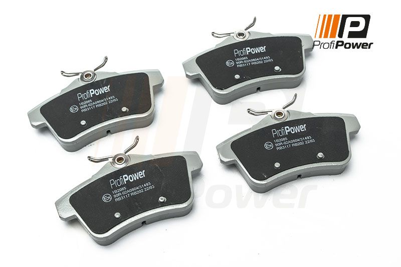 E-shop Sada brzdových platničiek kotúčovej brzdy ProfiPower 1B2085