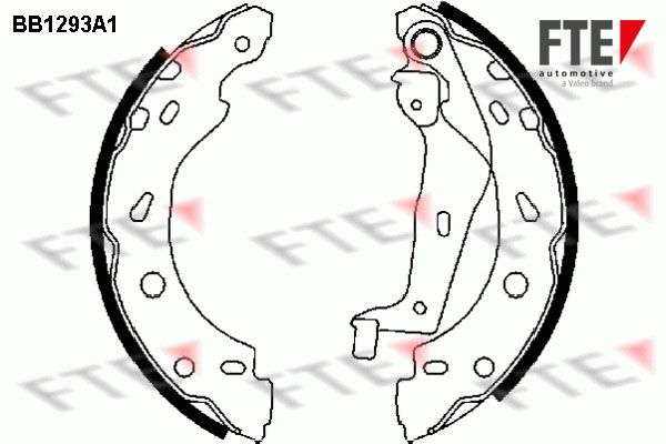 Zestaw szczęk hamulcowych FTE 9100064