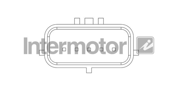 Przepływomierz masowy powietrza INTERMOTOR 19761