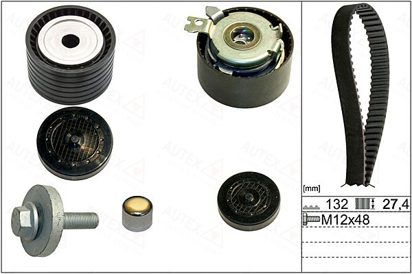 Zestaw paska rozrządu AUTEX 702922