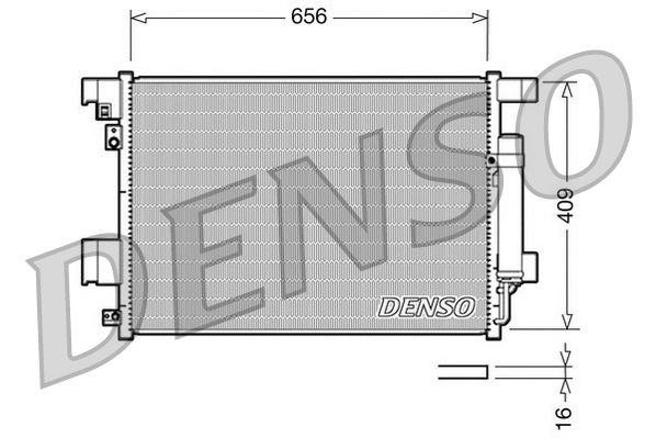 Kondenzátor klimatizácie DENSO DCN21001