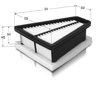 Filtr powietrza TECNECO FILTERS AR1684PMJS