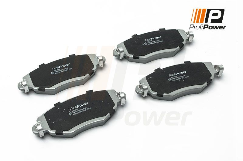 Levně Sada brzdových destiček, kotoučová brzda ProfiPower 1B1015