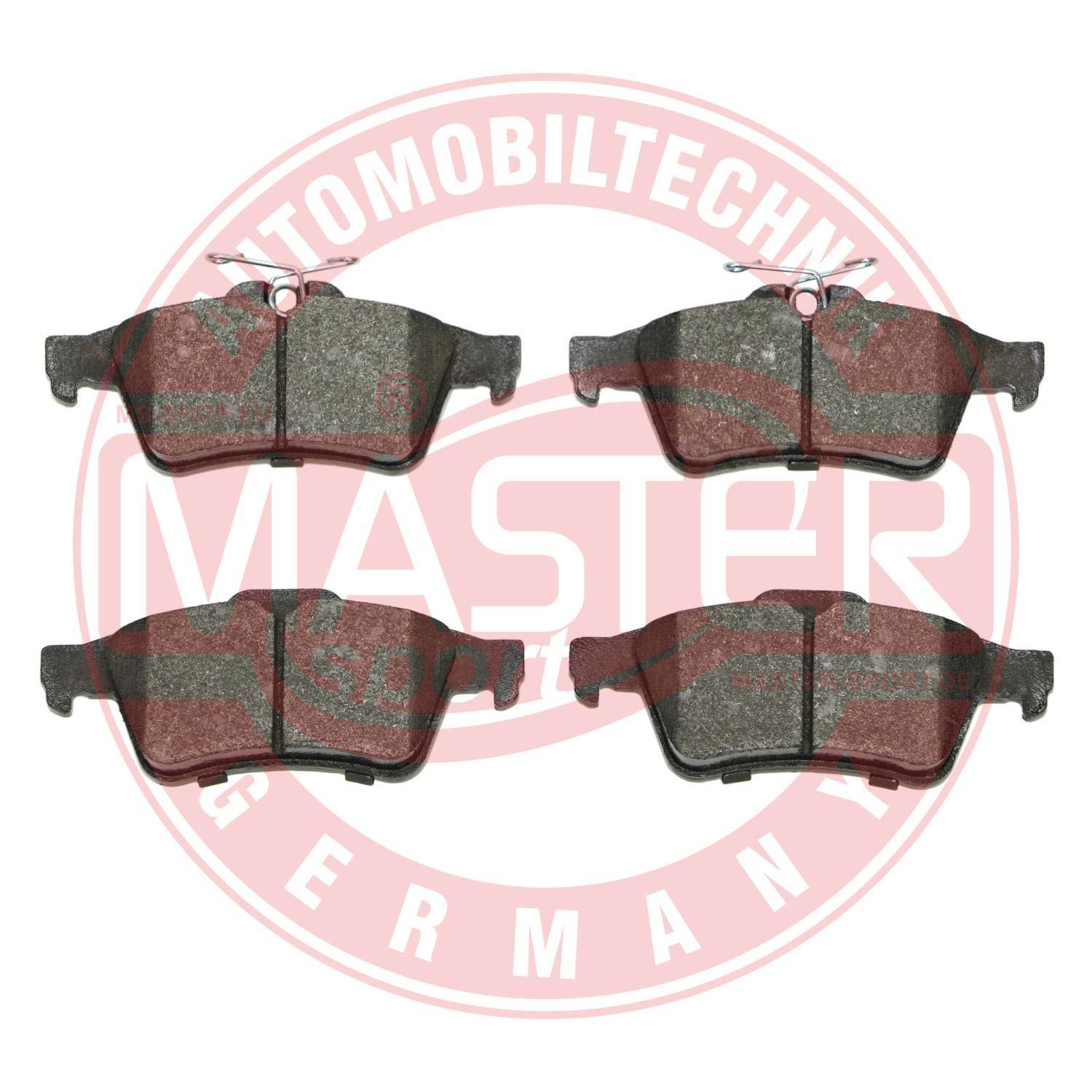 Zestaw klocków hamulcowych, hamulce tarczowe MASTER-SPORT GERMANY 13046072512N-SET-MS