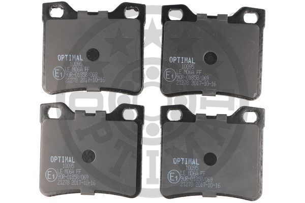 Zestaw klocków hamulcowych, hamulce tarczowe OPTIMAL BP-10095