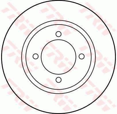 Tarcza hamulcowa TRW DF1931