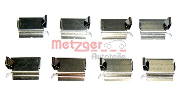 Set accesorii, placute frana METZGER 109-1820