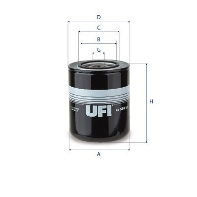Filtru ulei UFI 23.591.00