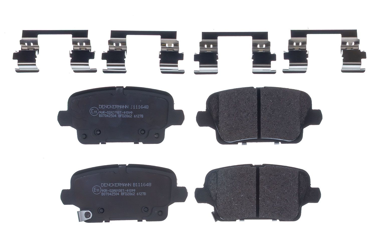 set placute frana,frana disc DENCKERMANN B111648