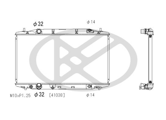 Radiator, racire motor KOYORAD PL082900