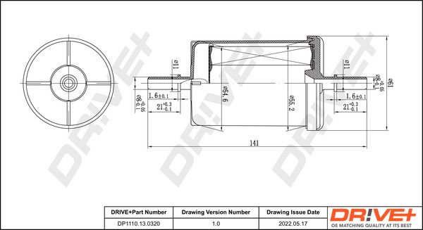 Filtr paliwa DR!VE+ DP1110.13.0320