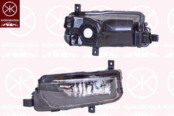 Reflektor przeciwmgłowy KLOKKERHOLM 95650281