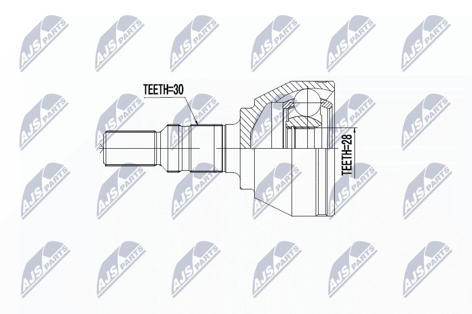 Šarnīru komplekts, Piedziņas vārpsta