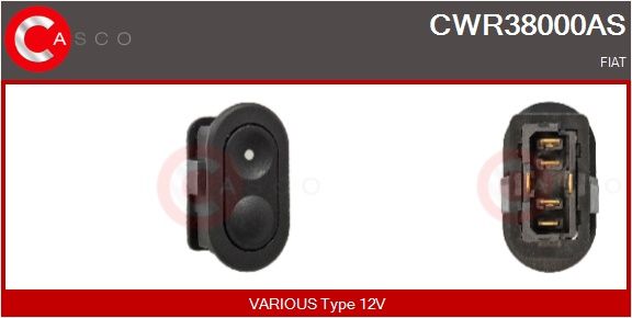 Spínač, zvedací zařízení oken CASCO CWR38000AS