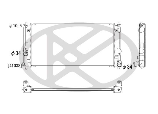 Radiator, racire motor KOYORAD PL010927