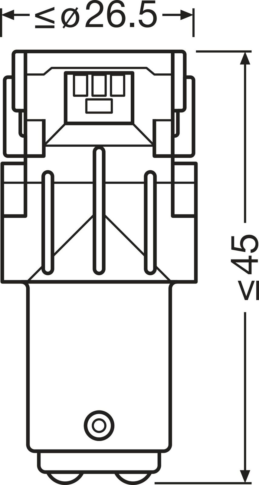 Glödlampa ams-OSRAM 7528DYP-2BL