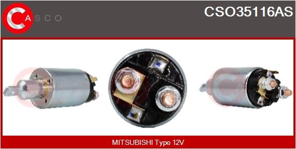 Elektromagnetický spínač, startér CASCO CSO35116AS