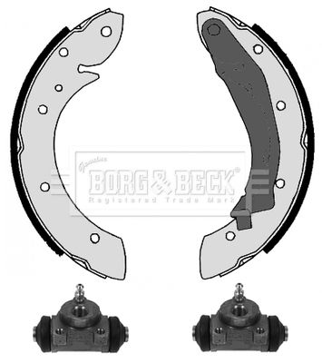 Zestaw szczęk hamulcowych BORG & BECK BBS1046K