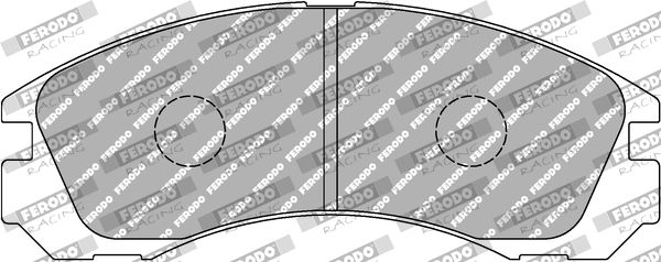 Zestaw klocków hamulcowych, hamulce tarczowe FERODO RACING FCP765Z