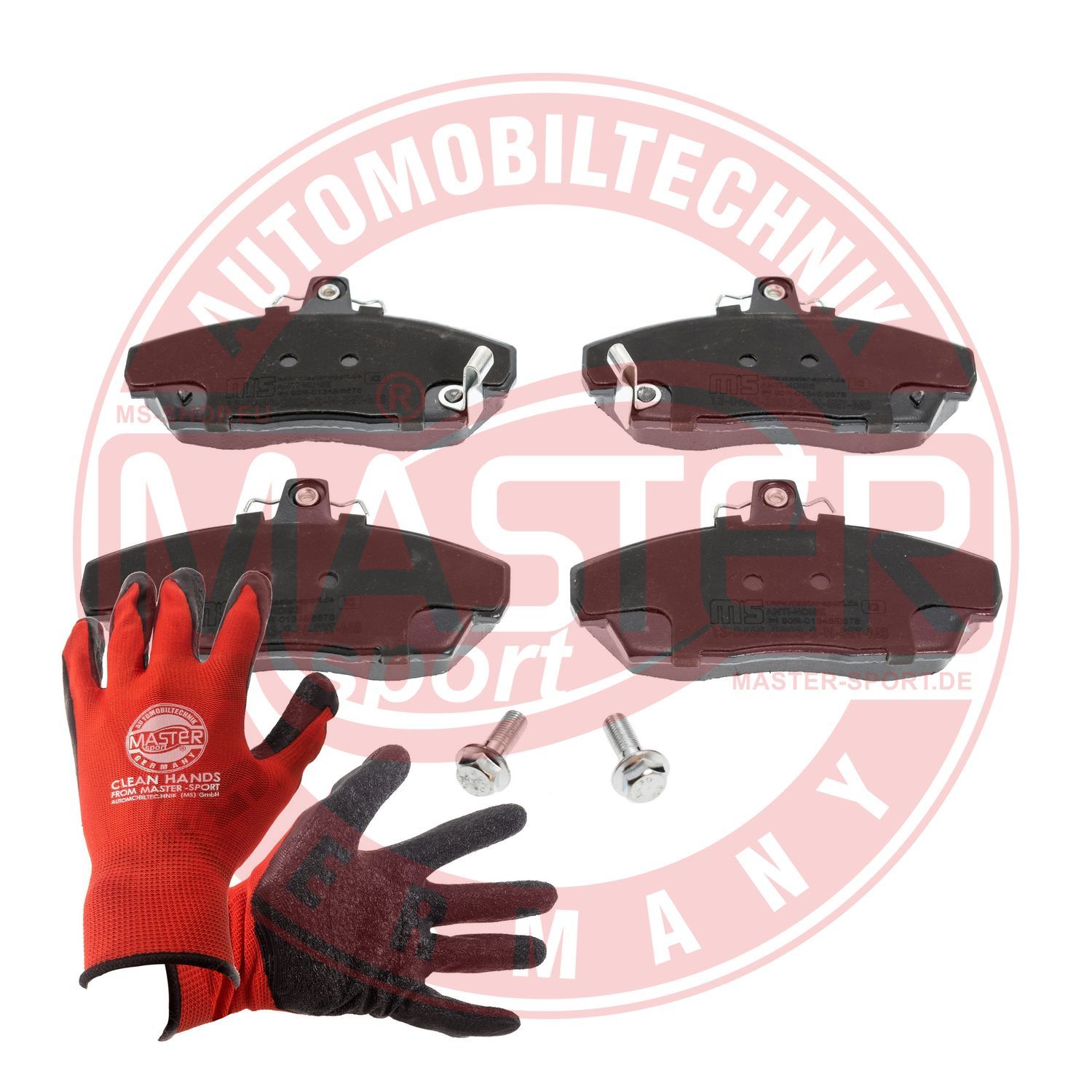 Zestaw klocków hamulcowych, hamulce tarczowe MASTER-SPORT GERMANY 13046028032N-SET-MSP