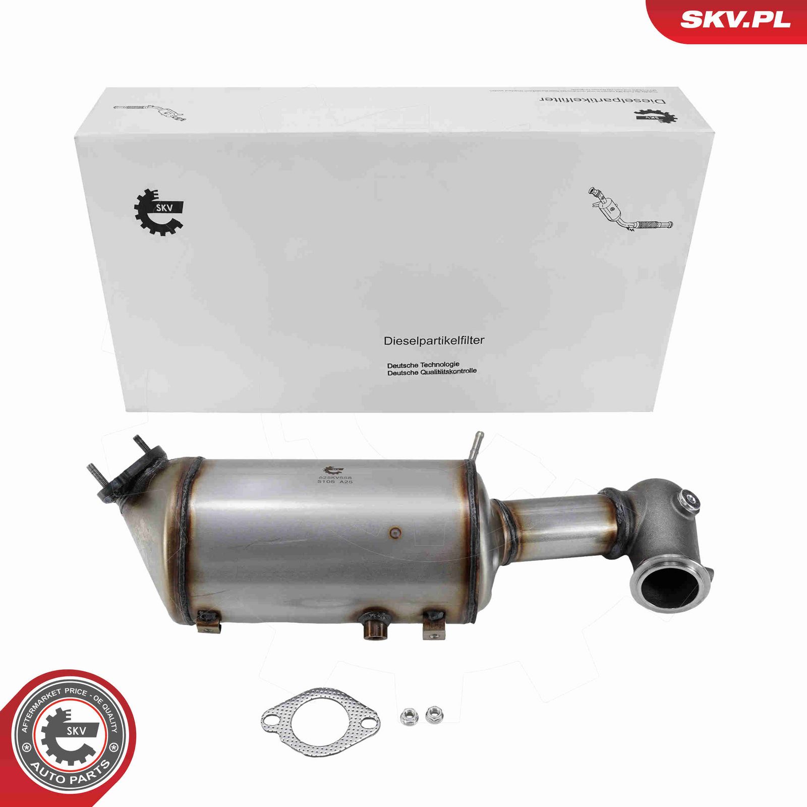 Tahma-/partikelfilter,väljalaskesüst.